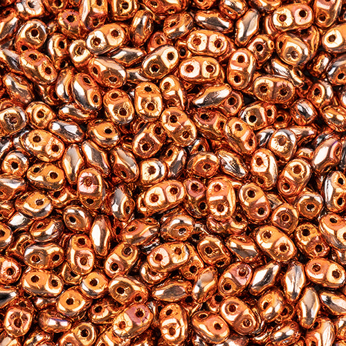 Matubo Czech Miniduo 2-Hole 50g Metallic Shades