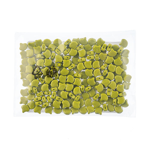 Matubo Czech Ginko 2-Hole 50g Opaque Green