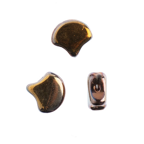 Matubo Czech Ginko 2-Hole 50g Metallic Shades