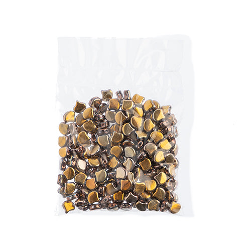 Matubo Czech Ginko 2-Hole 50g Metallic Shades