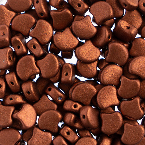 Matubo Czech Ginko 2-Hole 50g Metallic Shades