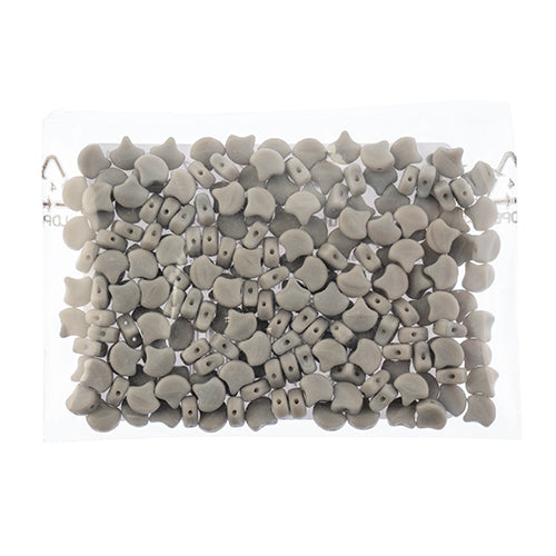 Matubo Czech Ginko 2-Hole 50g Opaque Grey