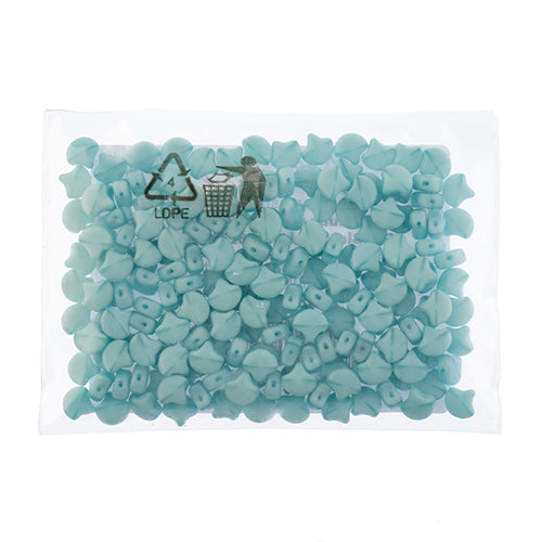 Matubo Czech Ginko 2-Hole 50g Silk Blue Opal