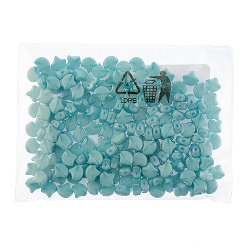 Matubo Czech Ginko 2-Hole 50g Silk Blue Opal