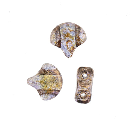 Matubo Czech Ginko 2-Hole 50g Crystal Shades