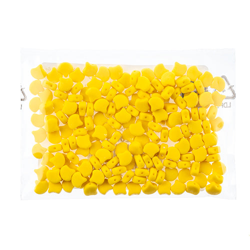 Matubo Czech Ginko 2-Hole 50g Opaque Limon