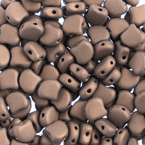 Matubo Czech Ginko 2-Hole 50g Metallic Shades