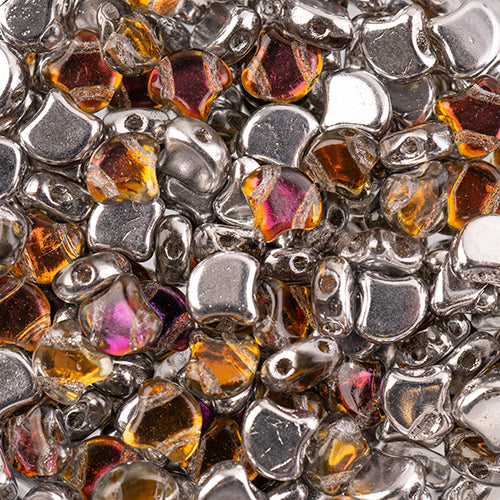 Matubo Czech Ginko 2-Hole 50g Backlit Crystal Shades
