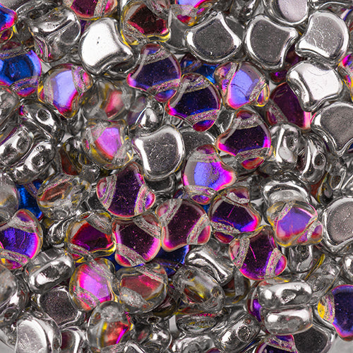Matubo Czech Ginko 2-Hole apx. 12g vials Backlit Crystal Shades