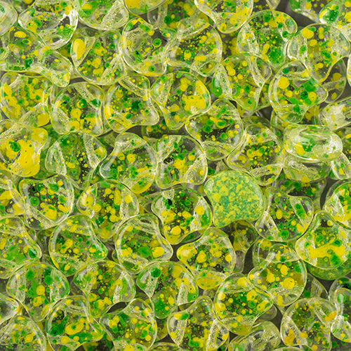 Matubo Czech Ginko 2-Hole 50g Crystal Confetti Splash