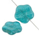 Glass Pressed Bead Flower 15mm 