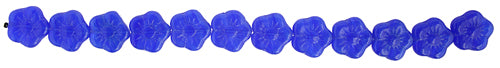 Glass Pressed Bead Flower 15mm 