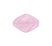 Glass Pressed Bead Twisted Oval 19x13mm