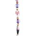 Czech Glass Beads 7in Strand Assorted Shape/ Size Purple Lavender Fields