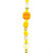 Czech Glass Beads 7in Strand Assorted Shape/ Size Yellow Lemon Tart