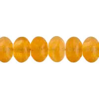 Glass Pressed Beads 8mm Rondelle