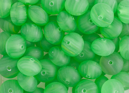 Glass Pressed Beads 8mm Rondelle