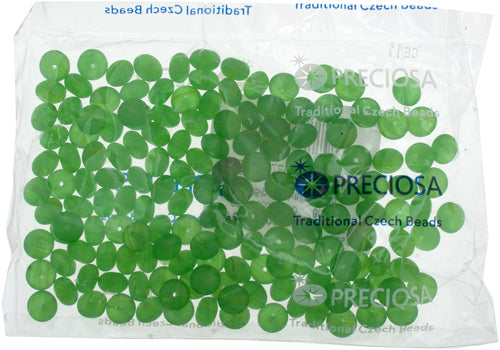 Glass Pressed Beads 8mm Rondelle