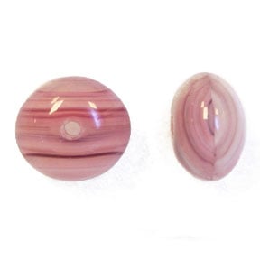 Glass Pressed Beads 8mm Rondelle