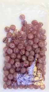 Glass Pressed Beads 8mm Rondelle