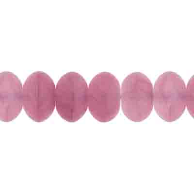 Glass Pressed Beads 8mm Rondelle