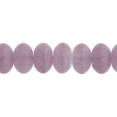 Glass Pressed Beads 8mm Rondelle