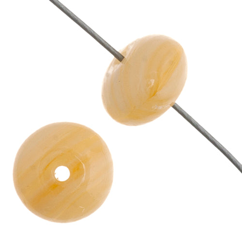 Glass Pressed Beads 8mm Rondelle