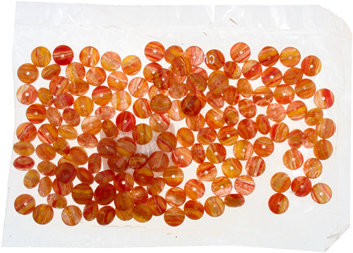 Glass Pressed Beads 8mm Rondelle