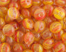 Glass Pressed Beads 8mm Rondelle