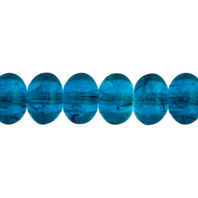 Glass Pressed Beads 8mm Rondelle