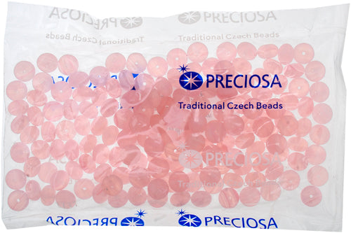 Glass Pressed Beads 8mm Rondelle