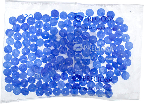 Glass Pressed Beads 8mm Rondelle