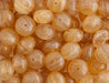 Glass Pressed Beads 8mm Rondelle