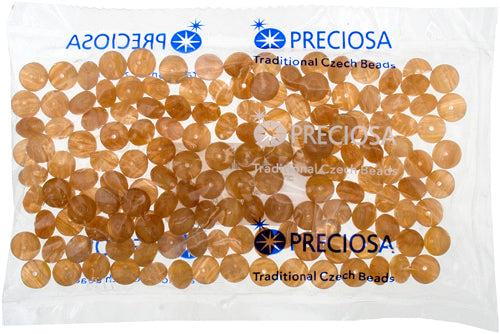 Glass Pressed Beads 8mm Rondelle