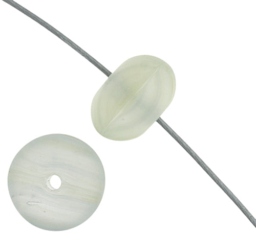 Glass Pressed Beads 8mm Rondelle