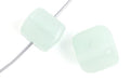 Glass Pressed Beads 8x10mm Cubes