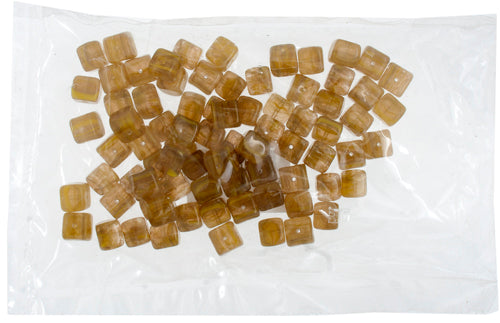 Glass Pressed Beads 8x10mm Cubes