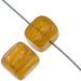 Glass Pressed Beads 8x10mm Cubes