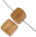 Glass Pressed Beads 8x10mm Cubes