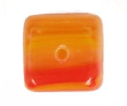 Glass Pressed Beads 8x10mm Cubes