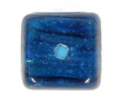 Glass Pressed Beads 8x10mm Cubes