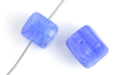 Glass Pressed Beads 8x10mm Cubes