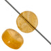 Glass Pressed Beads 8mm Flat Round