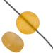 Glass Pressed Beads 8mm Flat Round