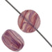 Glass Pressed Beads 8mm Flat Round