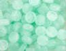 Glass Pressed Beads 8mm Flat Round