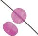 Glass Pressed Beads 8mm Flat Round