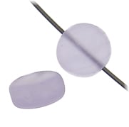 Glass Pressed Beads 8mm Flat Round