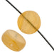 Glass Pressed Beads 8mm Flat Round