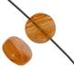 Glass Pressed Beads 8mm Flat Round